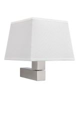 Bahia Wall Lamp 1 Light Without Shade E27 Satin Nickel