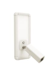 Ibiza Wall Lamp Single Head With Backlit Light 10W LED White 4000K, 700lm, 3yrs Warranty