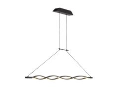 Sahara Brown Oxide Linear Pendant 36W LED 2800K, 2520lm, Brown Oxide, White Acrylic, 3yrs Warranty