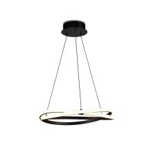 Infinity Brown Oxide Dimmable Pendant 42W LED 2800K, 3400lm, Brown Oxide/White Acrylic, 3yrs Warranty