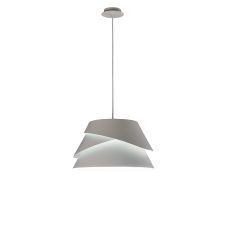 Alboran Pendant Medium 1x40W (No Inc), Alumimium/ Iron