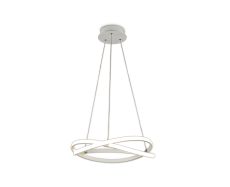 Infinity Blanco Pendant 42W LED 2800K, 3400lm, Dimmable White/White Acrylic, 3yrs Warranty