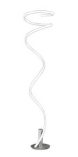 Helix Floor Lamp 180cm, 42W LED, 4000K, 3360lm, White & Chrome, 3yrs Warranty