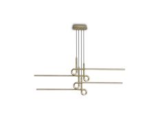 Cinto Linear Pendant 42W LED, 3000K, 3360lm, Antique Brass, 3yrs Warranty