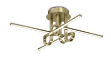 Cinto Ceiling 28W LED, 3000K, 2250lm, Antique Brass, 3yrs Warranty