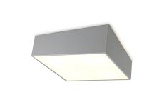 Mini Ceiling 45cm Square, 5 x E27 (Max 20W), Silver