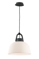 Kinke 37cm Pendant, 1 x E27 IP44/IP65, Anthracite, 2yrs Warranty
