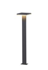 Tignes Pillar Lamp, 10W LED, 3000K, 700lm, IP54, Anthracite, 3yrs Warranty