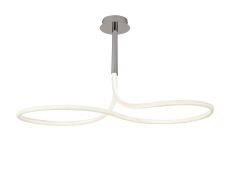 Nur II Linear Ceiling, 50W LED, 3000K, 3750lm, IP20, Chrome, 3yrs Warranty
