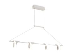 Tsunami 4 Light Linear Pendant , 48W LED, 3000K, 3600lm, Sand White, 3yrs Warranty