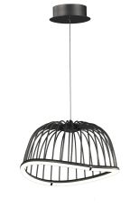 Celeste Pendant 41cm Round, 20W LED, 3000K, 1400lm, Black, 3yrs Warranty