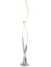 Armosaison Floor Lamp, 30W LED, 3000K, 2250lm, Polished Chrome/Frosted Acrylic, 3yrs Warranty