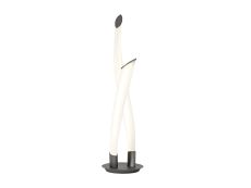 Armonia 2 Light Table Lamp, 18W LED, 3000K, 1350lm, Titanium/Frosted Acrylic, 3yrs Warranty