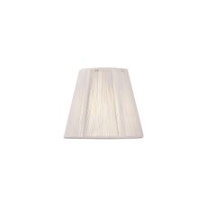Clip On Silk String Shade Ivory White 80/130mm x 110mm