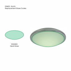 Kochi Replacement Opal Glass For D0403
