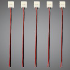 (Pack Of 5) Single Ended Connector (8mm Strip)