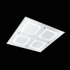 Windows Flush Light 51cm Square 48W LED 4000K, 3100lm, Polished Chrome / Sand Diamond, 3yrs Warranty