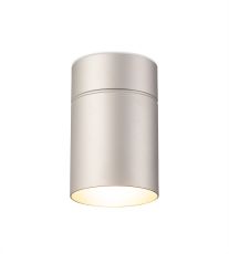 Aruba 9cm Flush Small 9.5cm Round 1 x E27, Silver