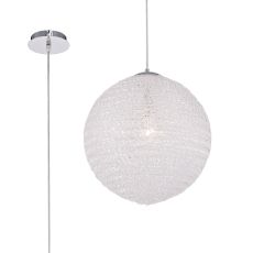 Bola Pendant 40cm Round 1 x E27, Chrome