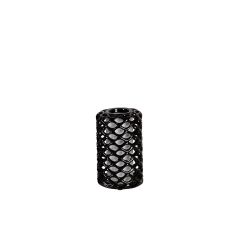 (DH) Vase 24cm Black And White Ceramic