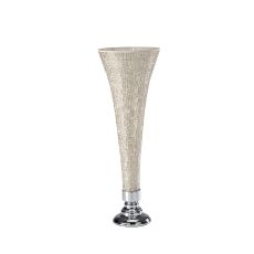 (DH) Trina Mosaic Vase Small Polished Chrome
