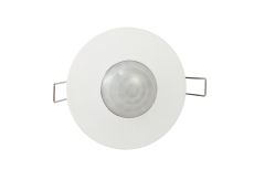 Espial Flush Mounted IP20 6m PIR Detector 360 Deg With Adjustable Time And Lux Level White Finish