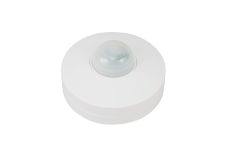 Espial Surface Mounted IP20 6m 360 Deg PIR Sensor With Adjustable Time And Lux Level White Finish