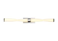 Acciai Wall Lamp Large, 2 x 10W LED, 3000K, 1400lm, IP44, Polished Chrome, 3yrs Warranty