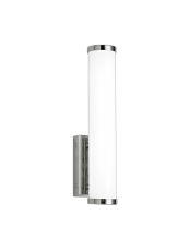 Acqua Wall Lamp Small, 1 x 9W LED, 4000K, 621lm, IP44, Polished Chrome, 3yrs Warranty