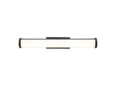 Acqua Wall Lamp Over Mirror, 1 x 12W LED, 4000K, 795lm, IP44,Sand Black, 3yrs Warranty