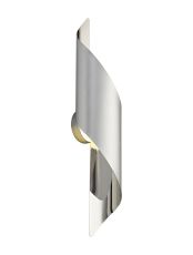 Allegra Wall Lamp Large, 1 x 8W LED, 3000K, 640lm, Silver/Polished Chrome, 3yrs Warranty