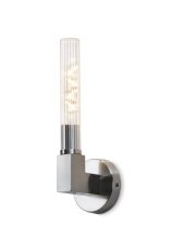 Rara 1 Light Wall, E27, IP44, Satin Nickel