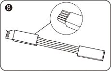 Axis Connecting Cable Multi-Colour 5cm