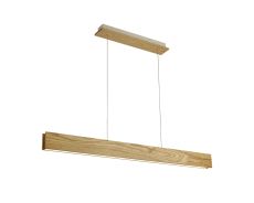 Bellissimo Linear Pendant, 2 x 25W LED, 3000K, 2158lm, Oak / Sand White, 3yrs Warranty