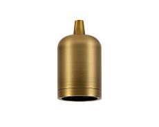 Briciole 4.7cm Lampholder Kit, Gilt Bronze, E27 c/w Cable Clamp, Suitable For Shades & Cages