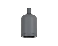 Briciole 4.7cm Lampholder Kit, Warm Grey, E27 c/w Cable Clamp & Deeper Shade Ring, Suitable For Shades & Cages