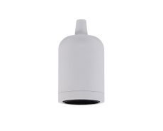 Briciole 4.7cm Lampholder Kit, White, E27 c/w Cable Clamp, Suitable For Shades & Cages