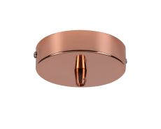 Briciole 10cm Canopy/Ceiling Rose Kit, Rose Gold, c/w Cable Clamp