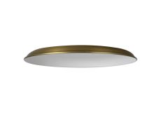 Briciole Round Flat Metal 35cm Lampshade, Gilt Bronze