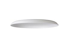 Briciole Round Flat Metal 35cm Lampshade, White