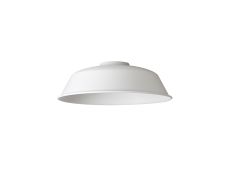 Briciole Round 25cm Lampshade With Angled Sides, White