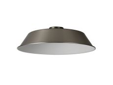 Briciole Round 35cm Lampshade With Angled Sides, Brushed Nickel