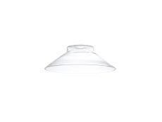 Briciole Flat Round 25cm Glass Shade (F), Clear