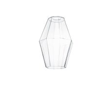 Briciole Pyramid 18cm Glass Shade (D), Clear