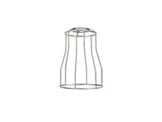 Briciole Tall Round 14cm Wire Cage Shade With Angled Sides, Chrome
