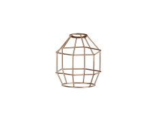 Briciole Hexagon 14cm Wire Cage Shade, Rose Gold