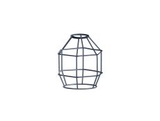 Briciole Hexagon 14cm Wire Cage Shade, Cool Grey