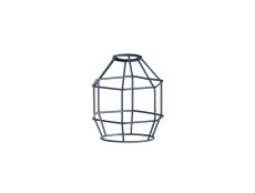 Briciole Hexagon 14cm Wire Cage Shade, Cool Grey