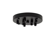 Briciole 9 Hole Canopy/Ceiling Rose Kit, Black