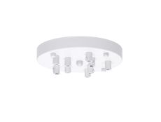 Briciole 18cm 9 Hole Canopy/Ceiling Rose Kit, White